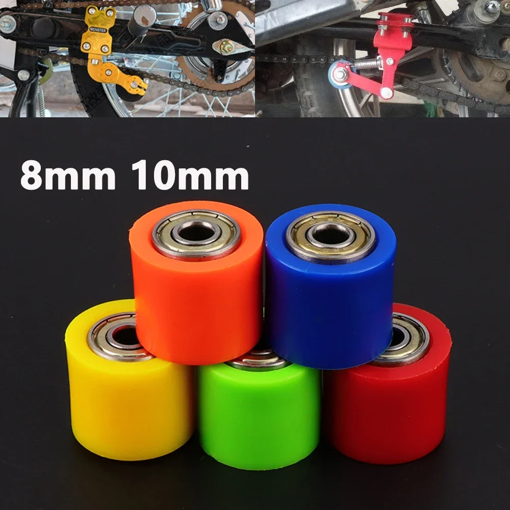 8mm 10mm Chain Guide Roller Tensioner for Honda CRF XR 250 450 | Drive Chain Pulley Rail for Pit Pro & Off-Road Motorcycle Acces