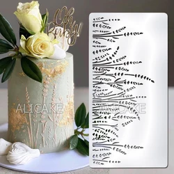 Lavender Cake Stencil Template Dandelion Wedding Lace Cake Decorating Fondant Tools Plastic  DIY Drawing Cake Mold Stencils
