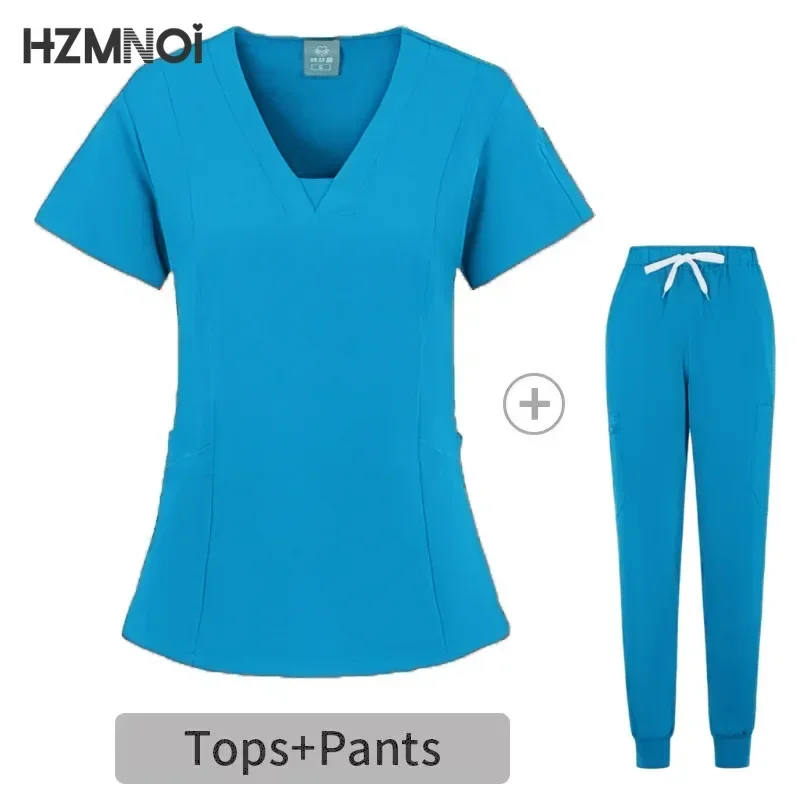 Wholesale Supplies Operating Room Medical Uniform Scrubs Hospital Working Scrubs Set Medical Nurse Dental Surgery Suit Workwear