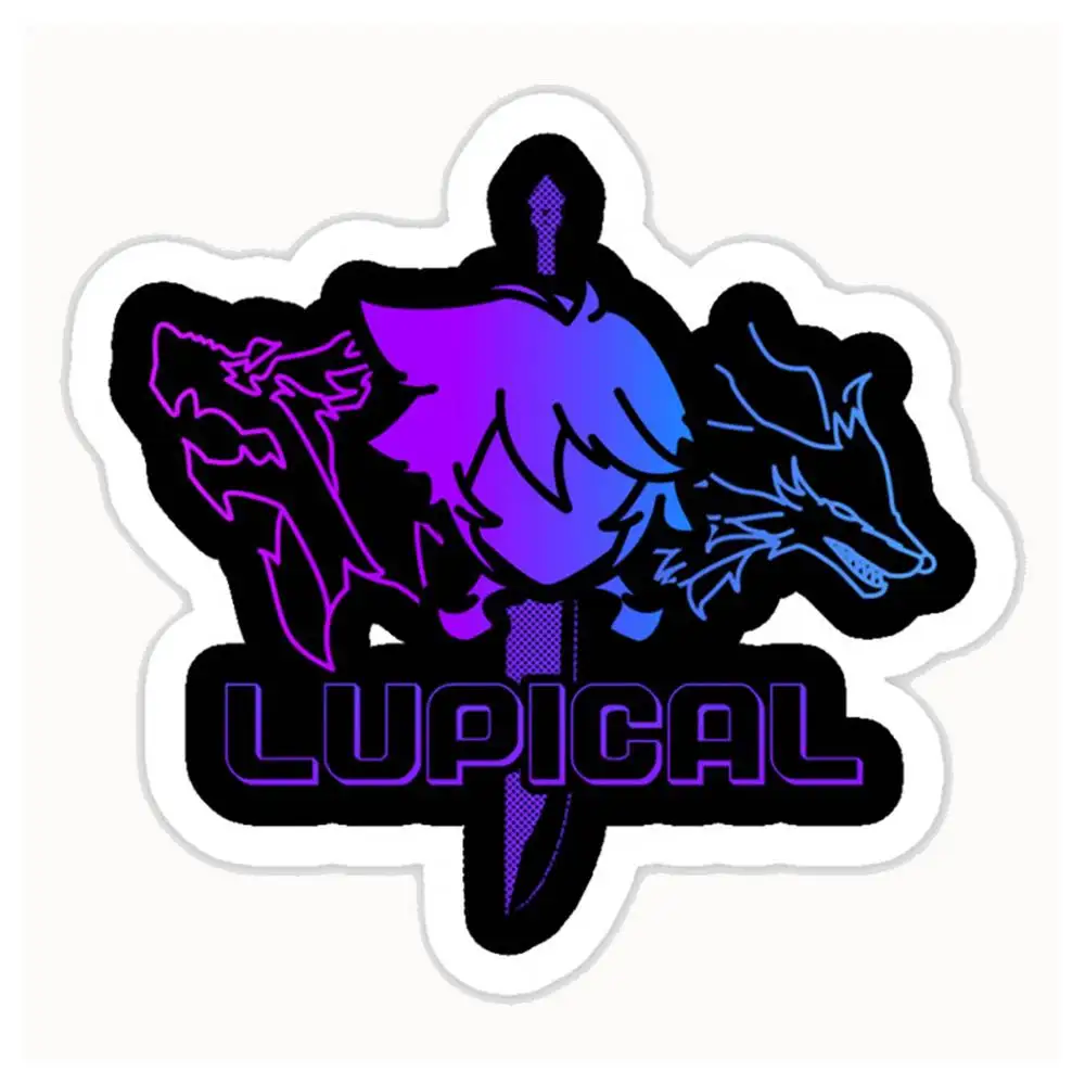 Genshin Impact Lupical Waterproof Stickers For Decorating Car Windows Motorcycles And Computers.