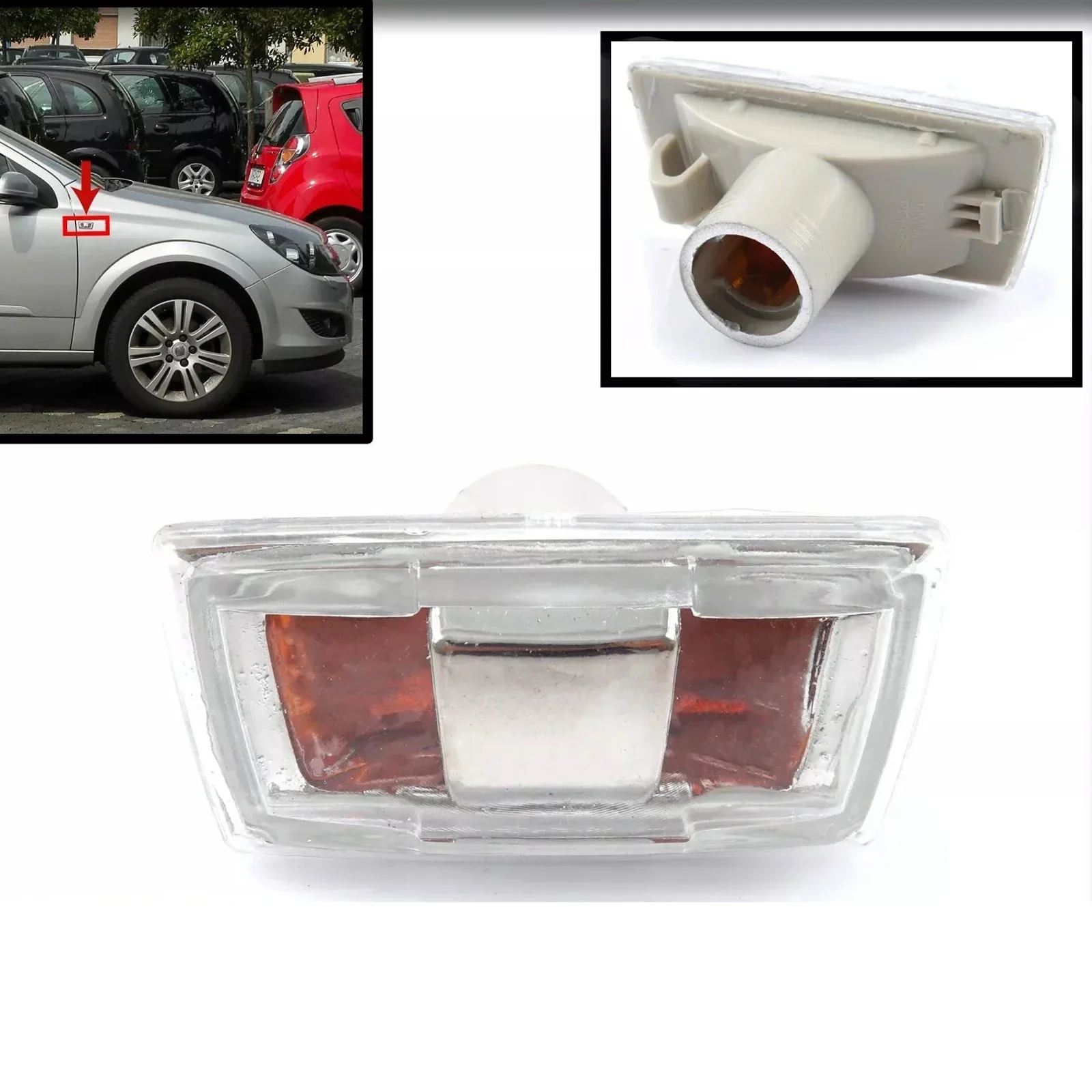 

SIDE INDICATOR REPEATER LIGHT LAMP FOR VAUXHALL ASTRA H CORSA D RIGHT/LEFT