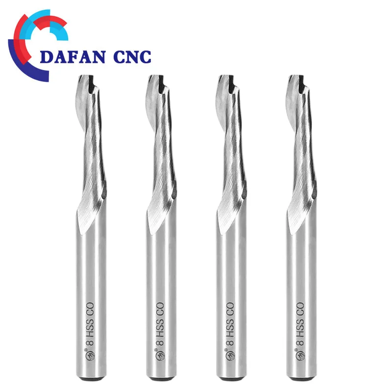 HSS Single-Flute Profiling Milling Cutter, High-Speed Steel Dedicated for Aluminum Alloy Doors & Windows Profiles Cutting