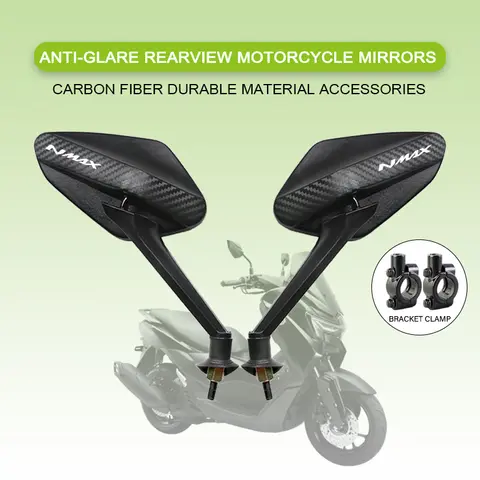 YAMAHA NMAX155 NMAX150 NMAX125 NMAX NMAX N MAX 125 조정 가능한 각도 탄소 섬유 백미러 오토바이 액세서리 YAMAHA NMAX155 NMAX150 NMAX125 NMAX NMAX N MAX 125 조정 가능한 각도 탄소 섬유 백미러 오토바이 액세서리