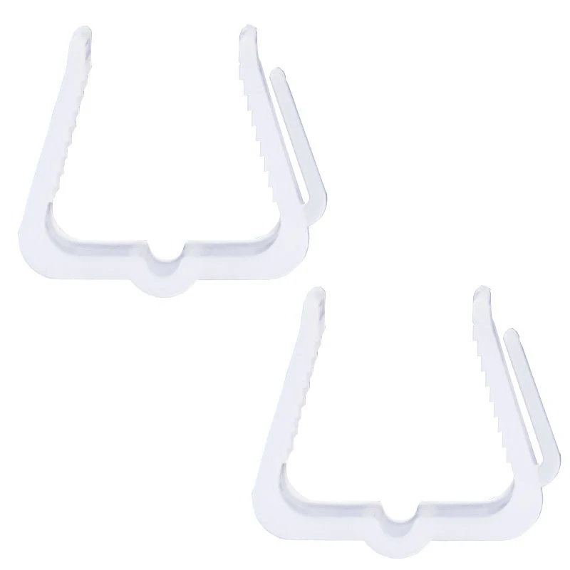 Ganci per ganci per luci natalizie Clip per luci in plastica 1 Clip per schede della Fascia da 5/8 pollici Clip per luci natalizie in plastica resistente alle intemperie