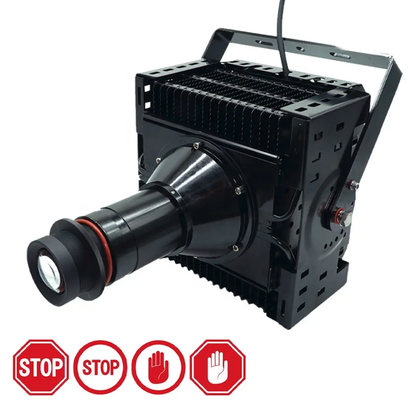 

Custom 300W Anti-Seismic and Dustproof Gobo Logo Warning Pattern Projection Lamp for Workshop and Warehouse Advertising Lights