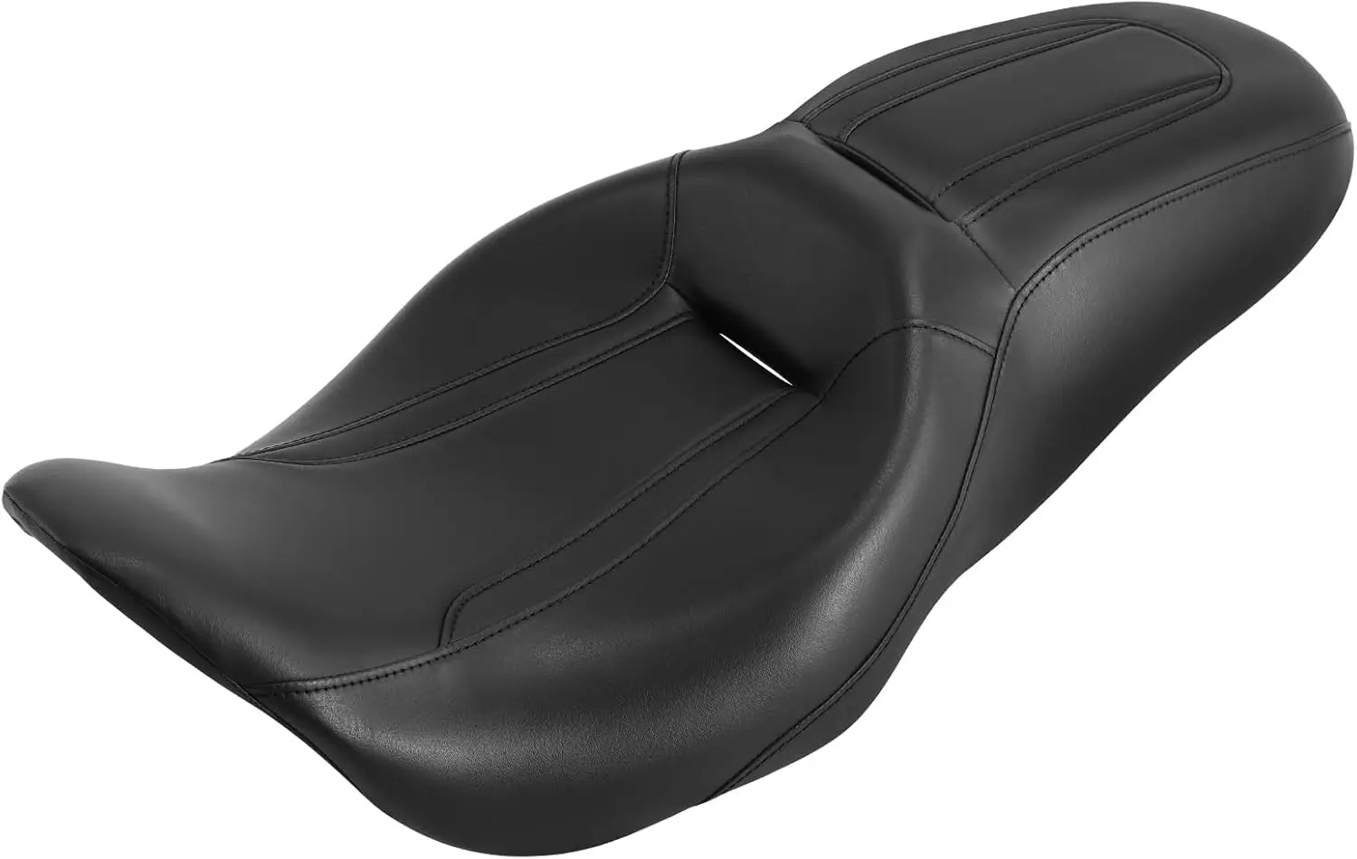 Motorcycle Touring Seat One-Piece 2 Up Rider Passenger Seat For Harley Touring 2009-2023 Road King Street Glide Electra Glide