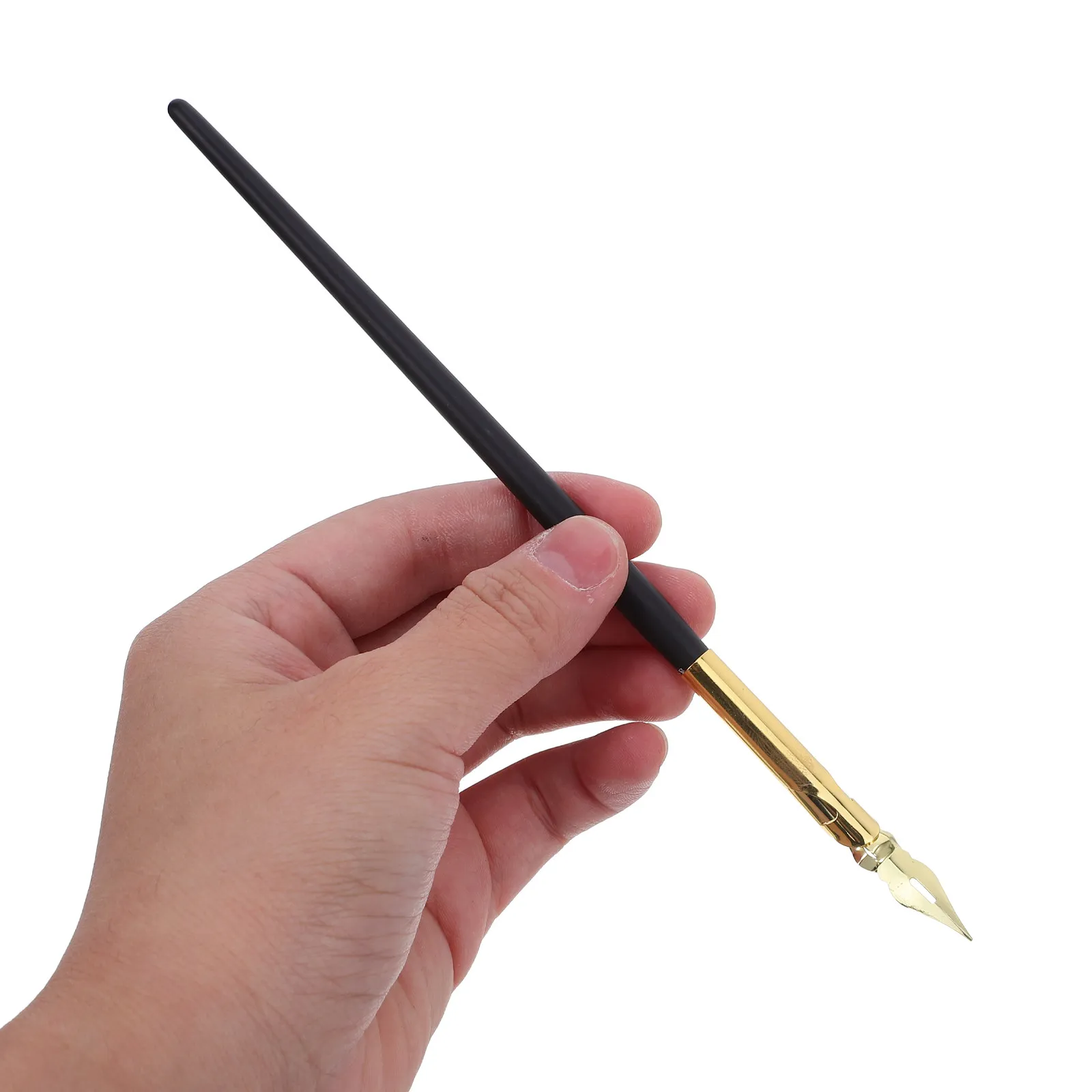 

6Pcs Vintage Calligraphy Pens for Men Women Smooth Ink Flow Metal Dip Pen Ideal for Artistic Drawing and Signature Writing