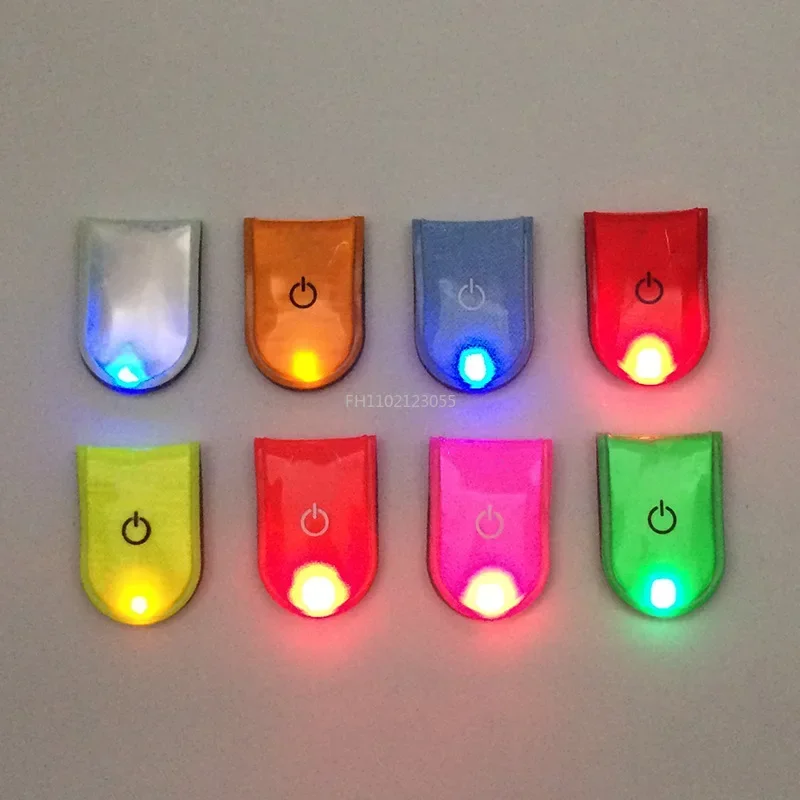 Flashing Night Running Light LED Safety Alarm Warning Magnet Clip Light Bicycle Lamp Bike Shoes Collar Reflective Signal Lamp