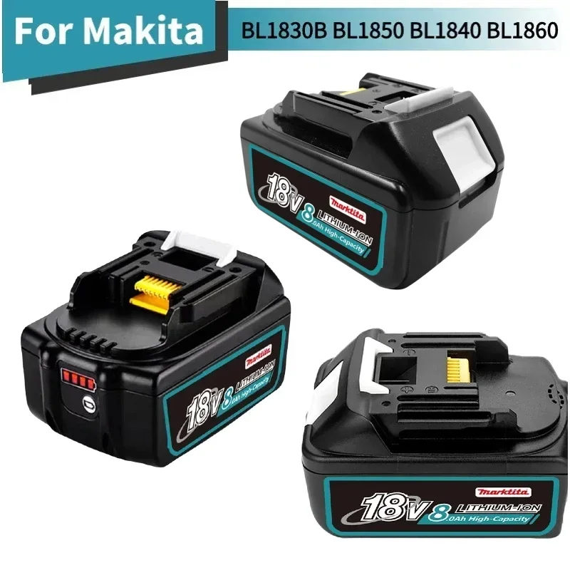 

2024 Upgraded 9A/3A/6A for Makita 18V Battery BL1830B BL1850B BL1850 BL1840 BL1860 BL1815 Replacement Lithium Battery