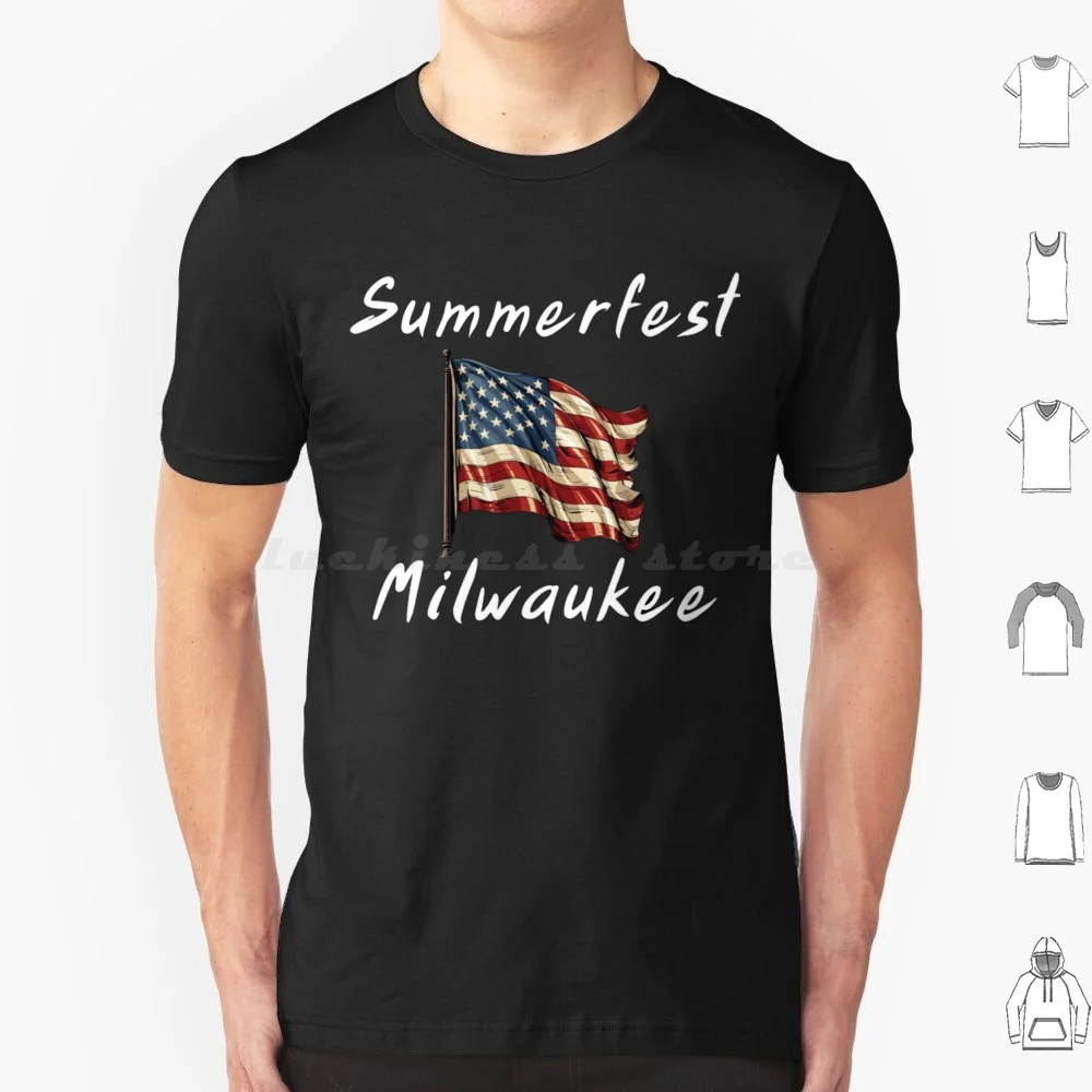 Summerfest 2024 : The World's Largest Music Festival T Shirt Big Size 100% Cotton Summerfest Summerfest 2024 Music