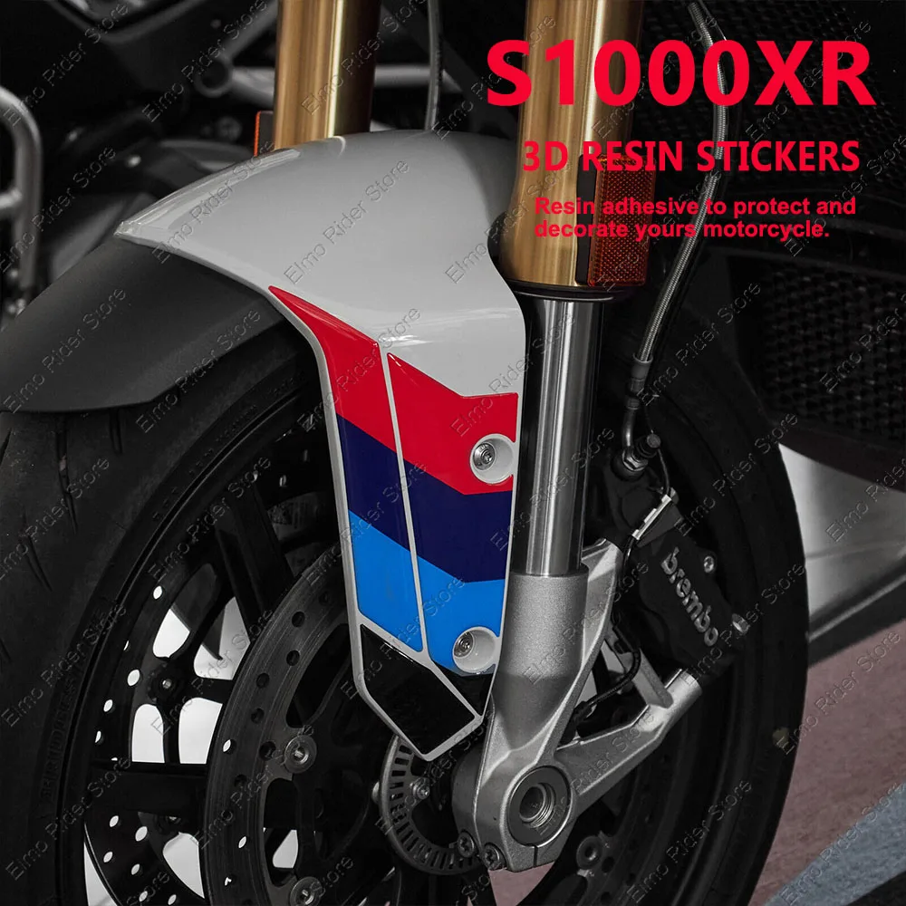 S1000XR Motorcycle 3D Gel Epoxy Resin Fender protection Sticker For BMW S1000XR 2024 Tank Pad Stickers Kit