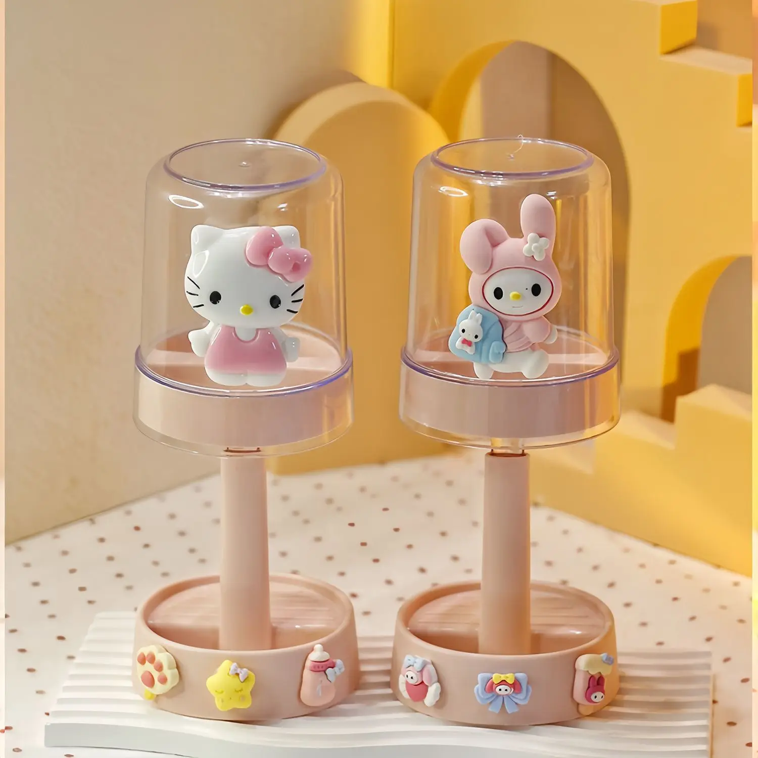 Kawaii Sanrio Mouthwash Cup Hello Kitty Mymelody Kuromi Cinnamoroll Cartoon Anime Toothbrush Cup Electric Toothbrush Holder Gift