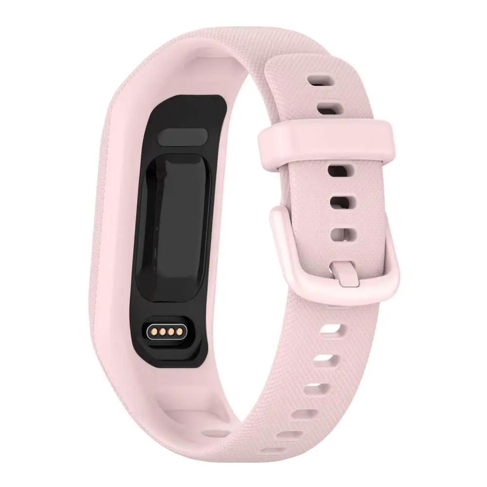 Silicone Strap Sweat-proof Sport Watch Wristband For Garmin Vivosmart 5 Watch Smart Accessories For Garmin Vivosmart 5