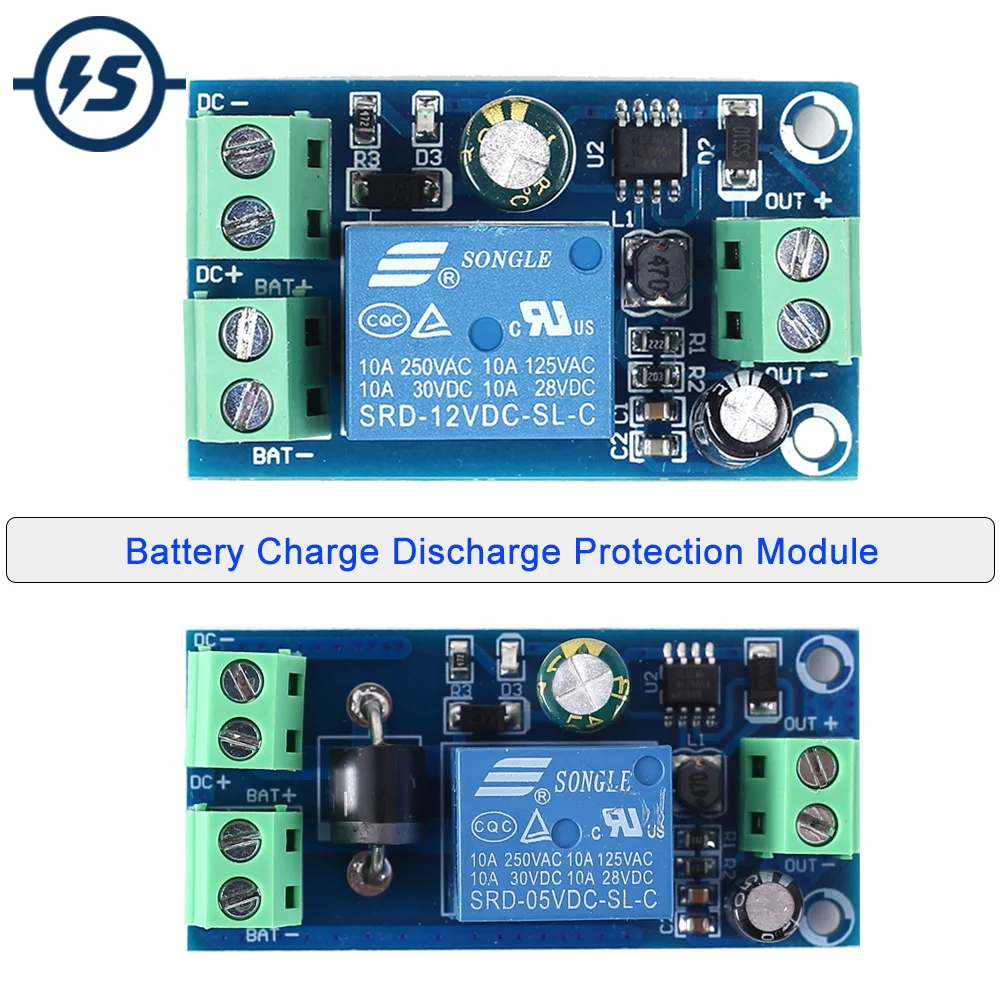 Battery Charge Discharge Protection Module Auto Switching UPS Emergency Battery Power Supply Control Board DC 12V 24V 48V