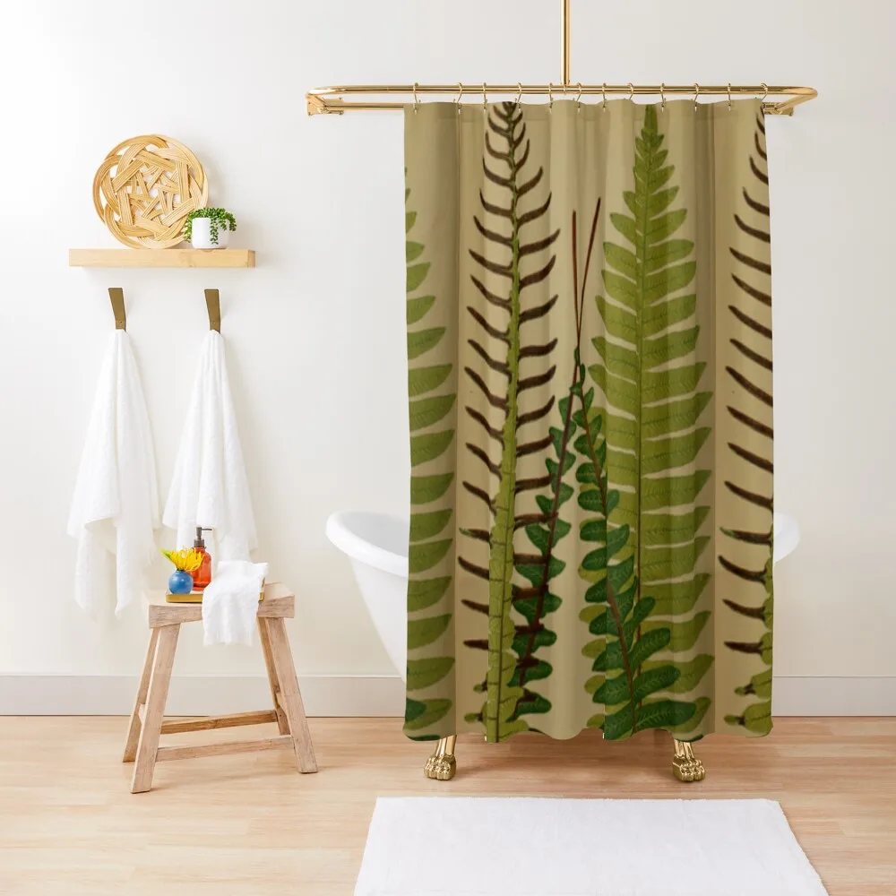 

Four Ferns Shower Curtain Set For Bathroom Shower Bathroom Toilet Accessories Bathroom Curtain