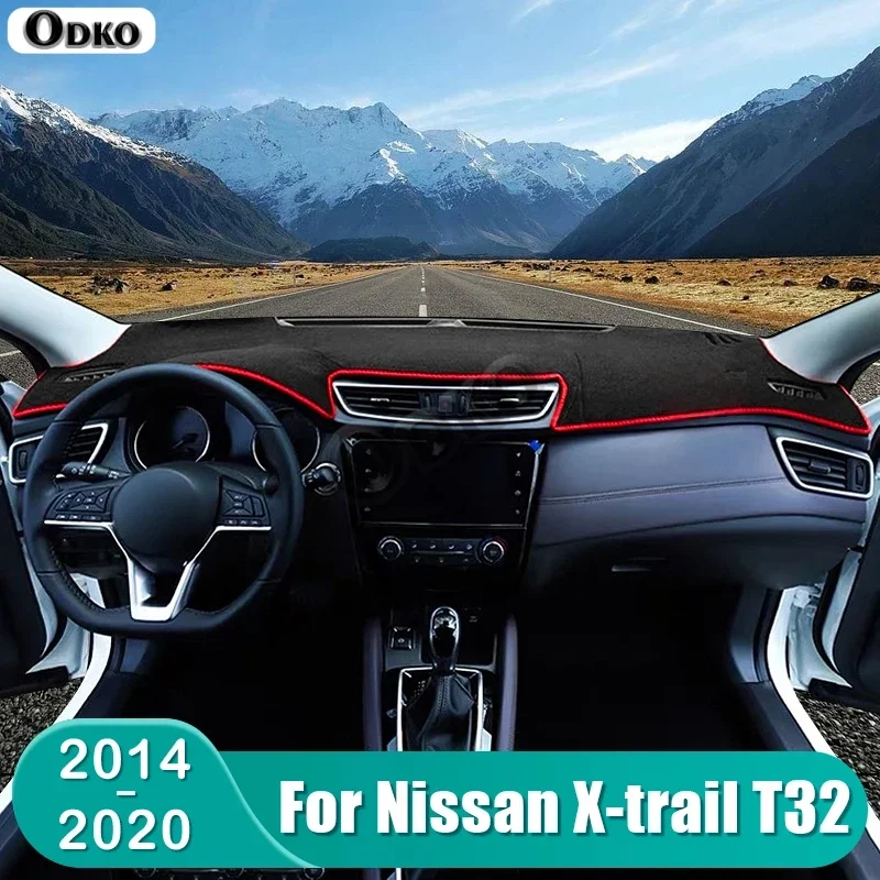 For Nissan X-trail T32 X Trail 2014 2015 2016 2017 2018 2019 2020 Car Dashboard Mat Sun Shade Instrument Desk Cover Accessories