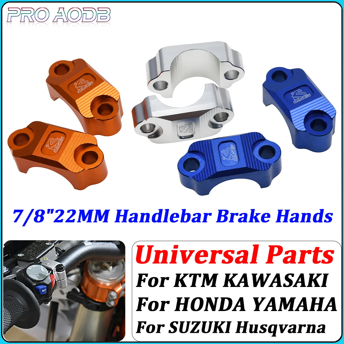 

Motorcycle Clutch Brake Master Cylinder Handlebar CNC Clamp Cover For EXC EXCF SX SXF SXS 150 250 300 350 450 500 2006-2023
