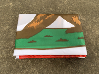 Z-ONE FLAG 90x150cm polyester hanging  New California Republic NCR Flag  National decoration  Banner