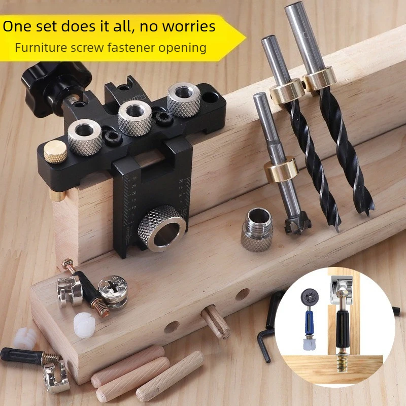 Cabinet Scraper Set - Ahşap İşleme Dübelleme Aparatı Seti 3'ü