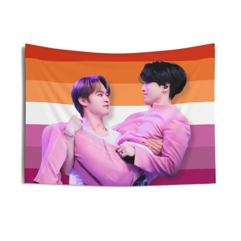Skz Han Lee Know Lesbian Flag Skz Tour 2025 Merch, Gift Ideas Stays, Birthday Gift & Concert Merch