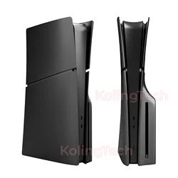 New Arrival Accessories For PS5 Slim Disc Hard Plastic Replacement Slipt Housing Shell Faceplate Cover Black Color