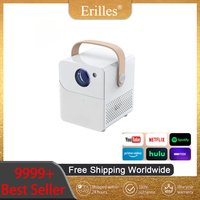 HD Home Projector 720P  Auto Focus  Wireless Phone Casting Portable Cinema  Bedroom Movie Projection