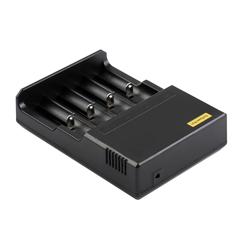 4 Slots LED display battery Charger for 3.7V Li-ion 18650 18350 18500 16340 17500 10440 14500 lithium battery smart charger