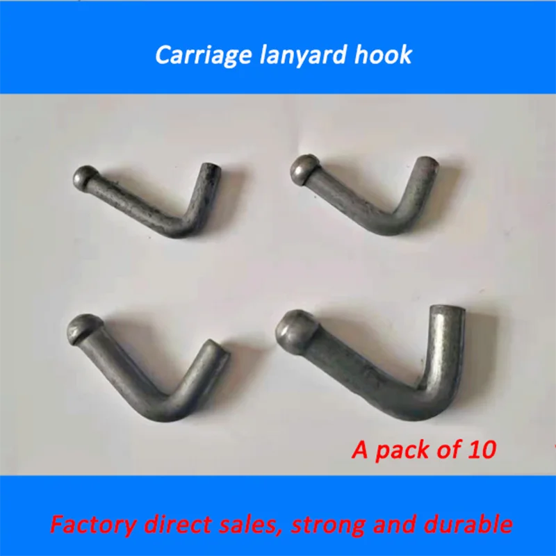 Trailer Rope Hook Truck Carriage Welding Round Steel Rope Hook Trailer Hook Rope Tightener Rope Hook Auto Parts Hook