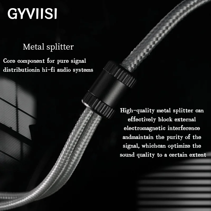 GVS-25 High-Conductivity OFC HiFi Upgrade Cable, Gold-Plated Plug, 3.5/4.4mm for Hifiman Arya/HE1000se/HE6se/ANANDA NANO/SUNDARA image 4
