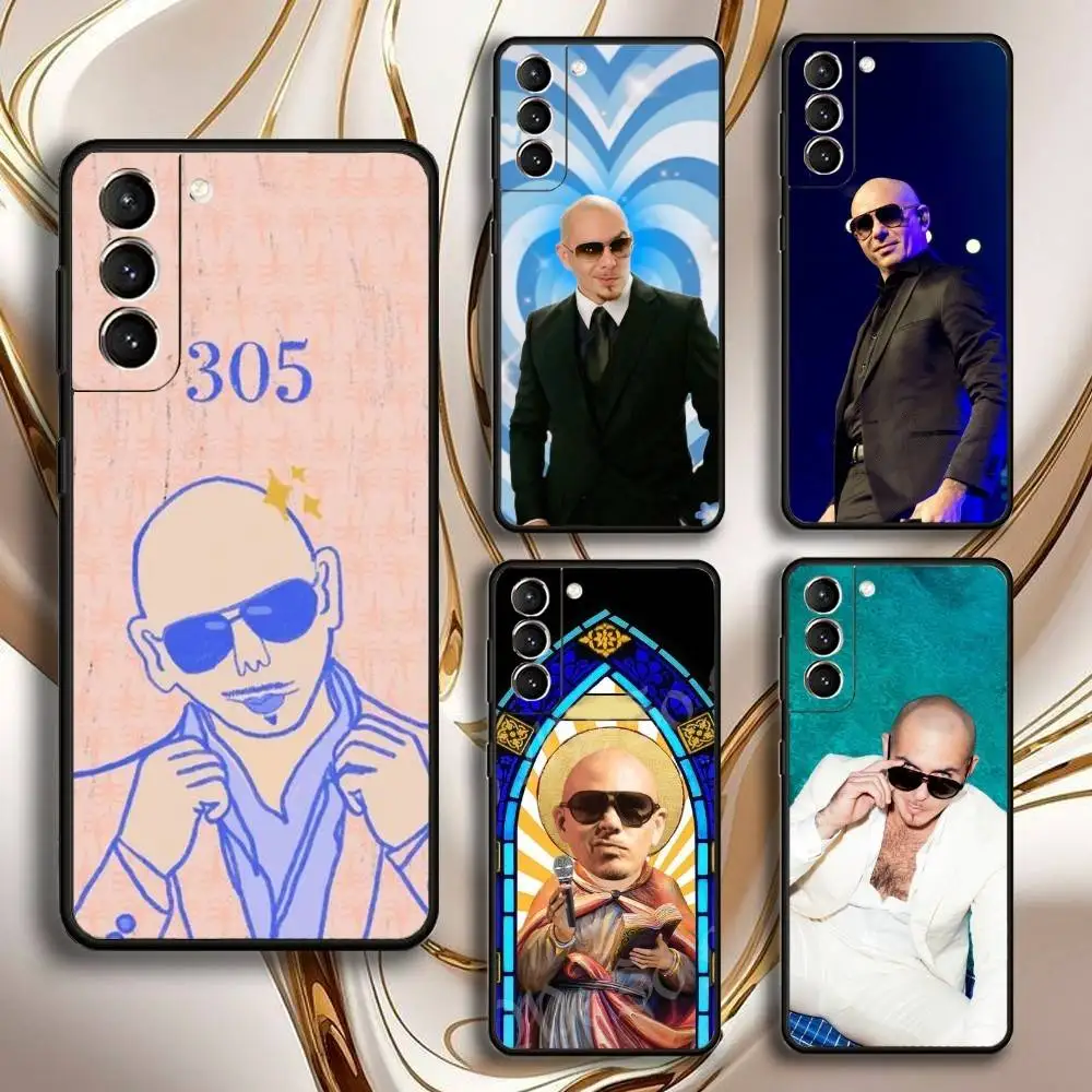 

Mr W-Worldwide Pitbull Phone Case For Samsung GalaxyA13,21s,22,31,32,52,53,71,72,73,Soft Black Shell