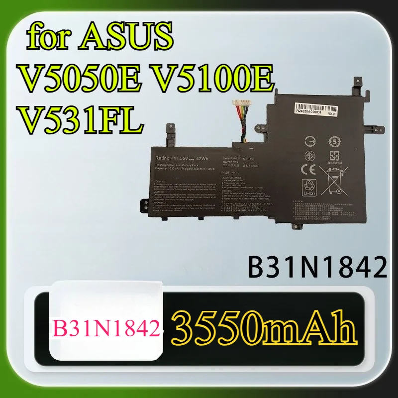 

3550mAh High Capacity Laptop Battery for ASUS V5050E V5100E V531FL S5500F S531FA Replacement Li-ion Battery for ASUS Series