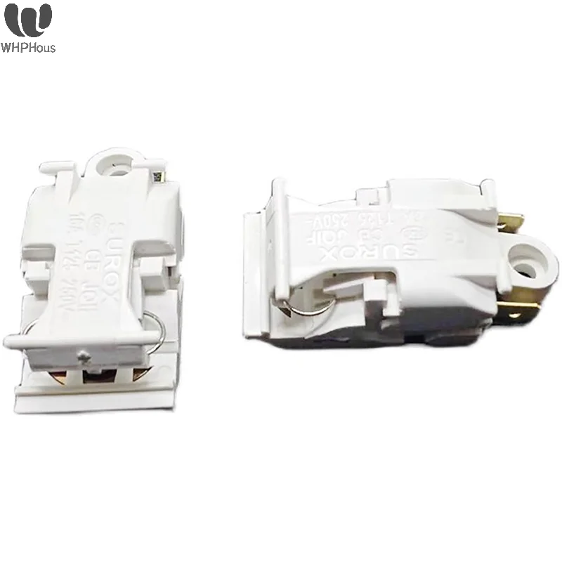 5Pcs Electric Kettle Switch Accessories 16A White High Power Temperature Control Automatic Outage Handle Key Switch