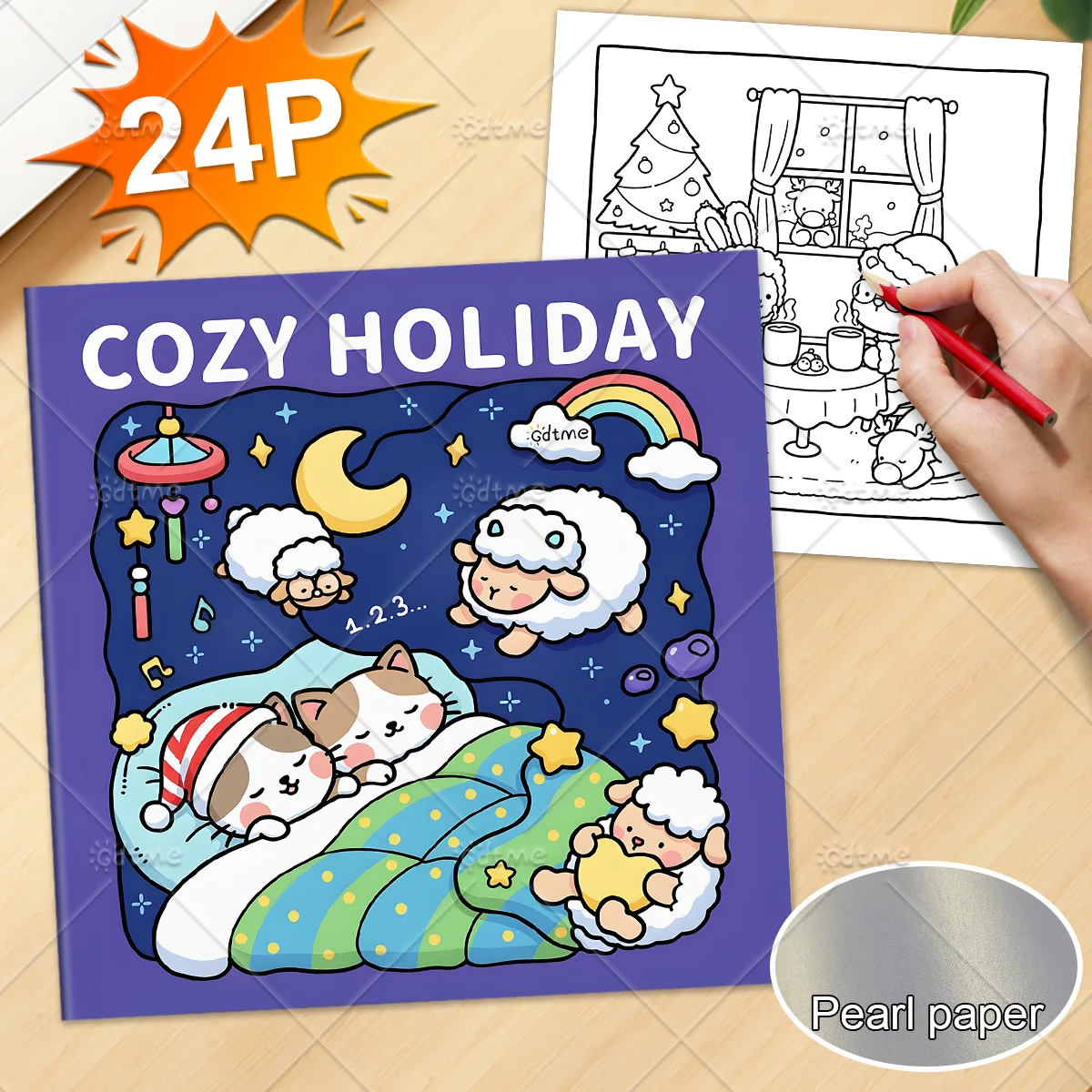 COZY HOLIDAY for Adults and Teens with Charming Characters and Delightful Scenes for Relaxation[Relaxing Moments]