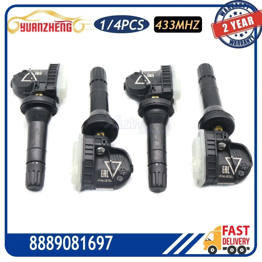 

Car TPMS Tire Pressure Monitor Sensor 8889081697 For Geely FY11 Monjaro Atlas Emgrand Manjaro Geometry A C 6600145881 433MHz NEW
