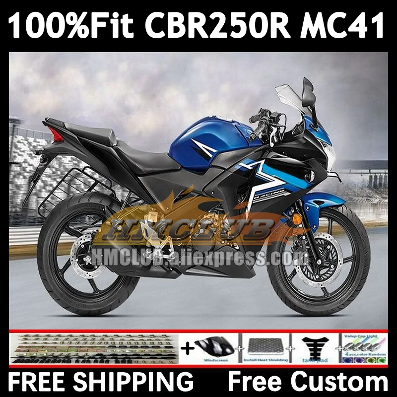 Injection For HONDA CBR250 R CBR250R gloss blue MC41 11 12 13 14 15 100No.4 CBR 250R 250 R 2011 2012 2013 2014 2015 Fairings