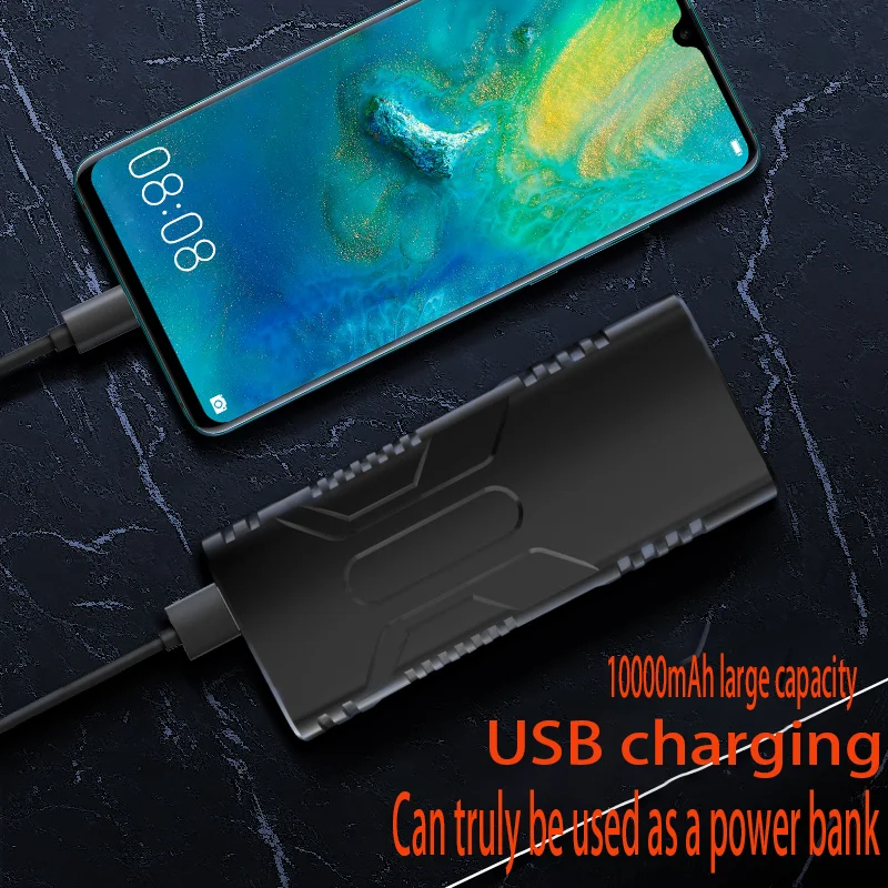 دراجة ضوء مجموعة USB قابلة للشحن سبائك الألومنيوم الدراجة الجبهة أضواء خلفية ليلة ركوب المصباح LED بطارية دراجة ضوء 1
