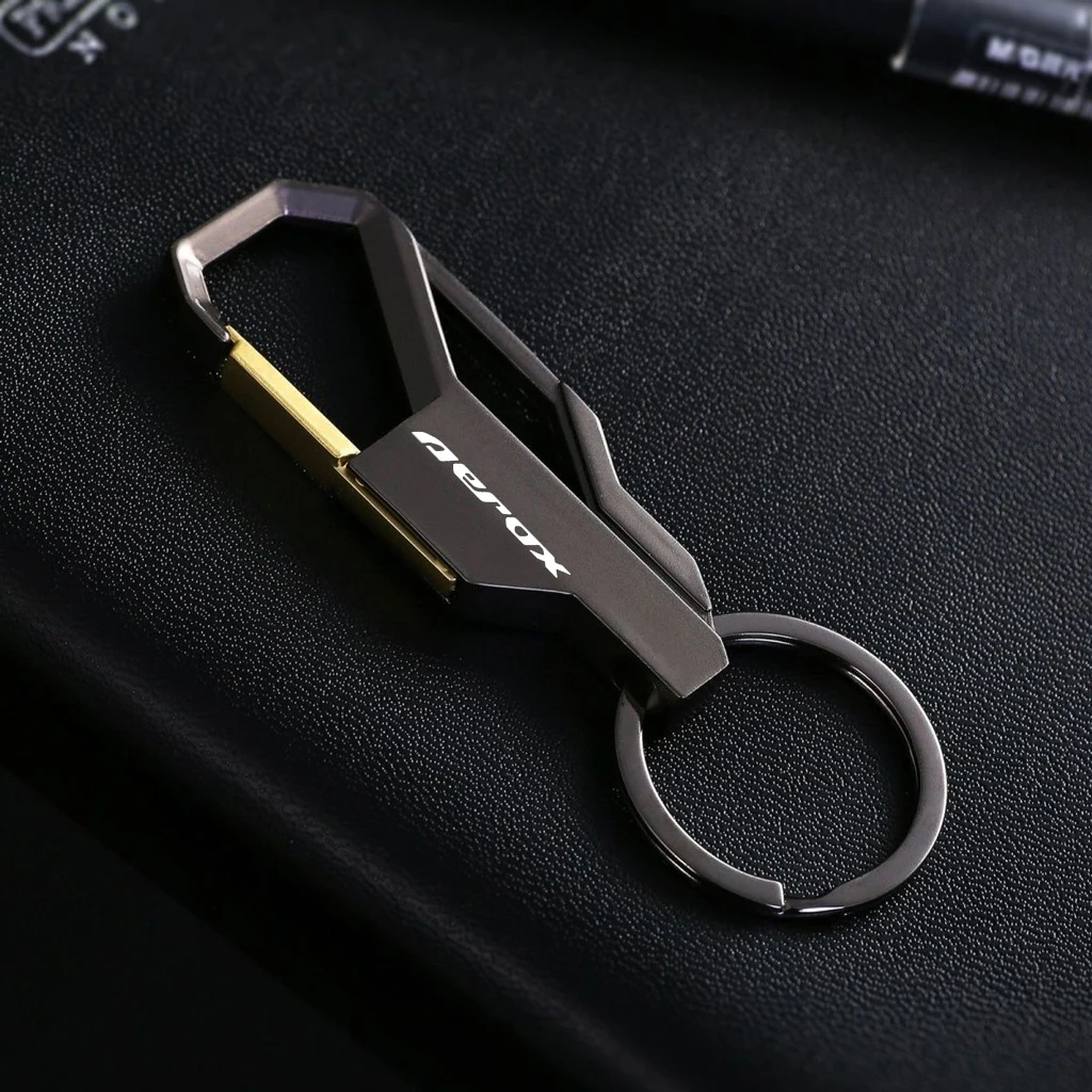 1PCS Motorcycle Metal Keychain Metal Keyring For YAMAHA AEROX 125 155 AEROX155 AEROX125