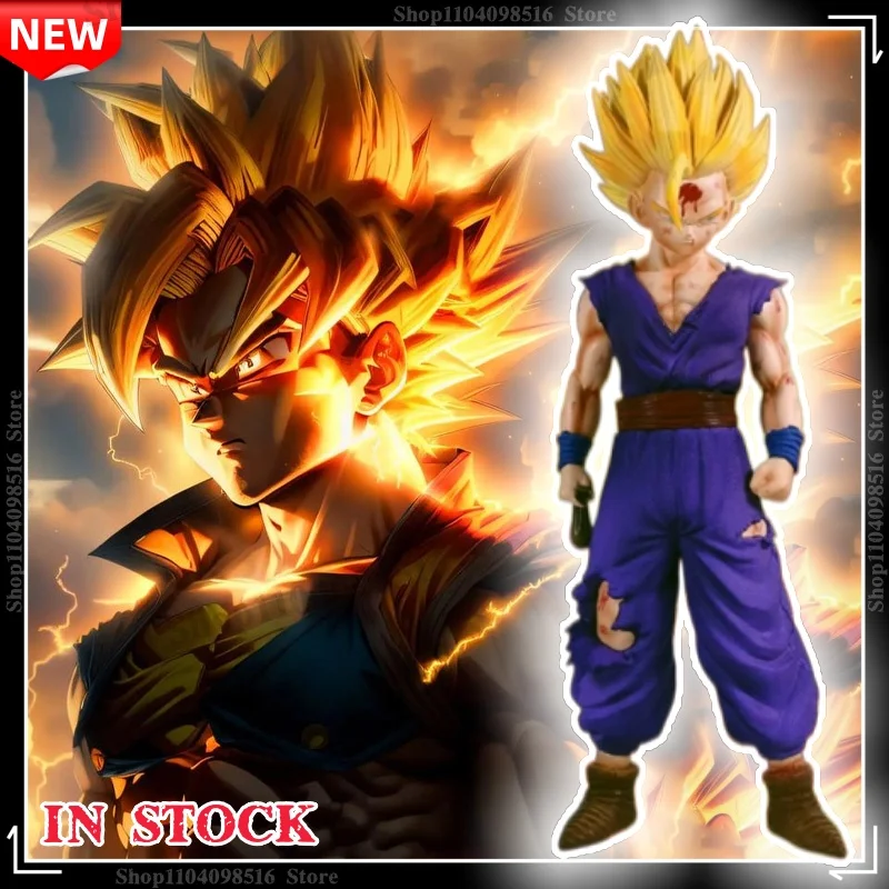 

New Dragon Ball Anime Figure Son Gohan Figures Super Saiyan Gohan Figurine Collection Statue Model Ornament Room Desk Toys Gifts