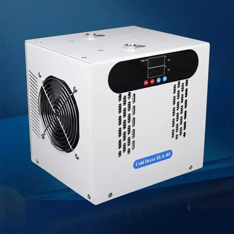 200l/min secador frio condensador eletrônico ar comprimido secagem filtro de remoção de água secador de refrigeração desumidificador