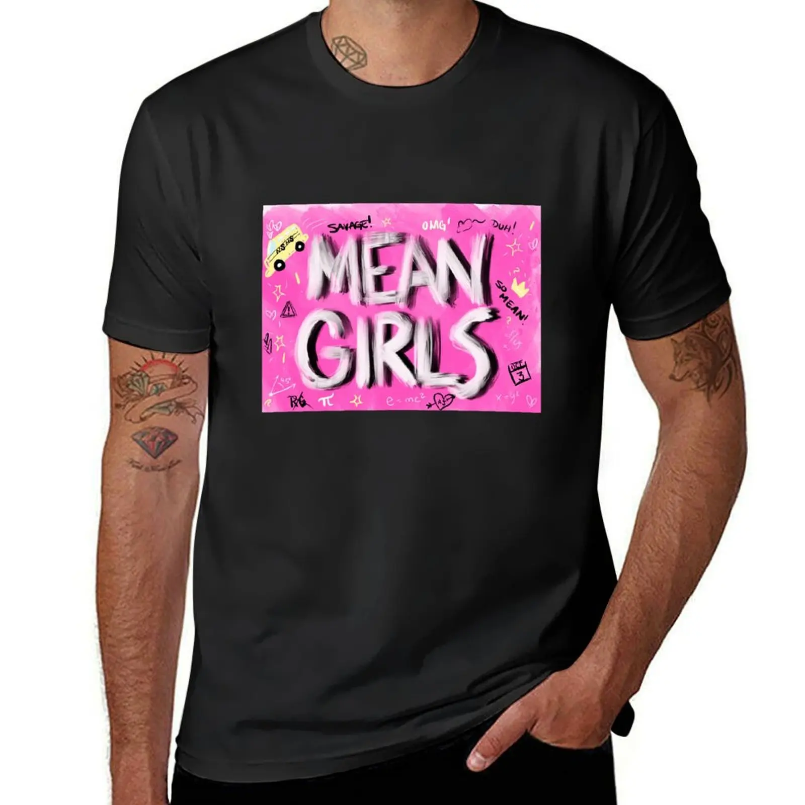 Mean Girls Musical T-Shirt for a boy Aesthetic clothing vintage summer top mens clothing