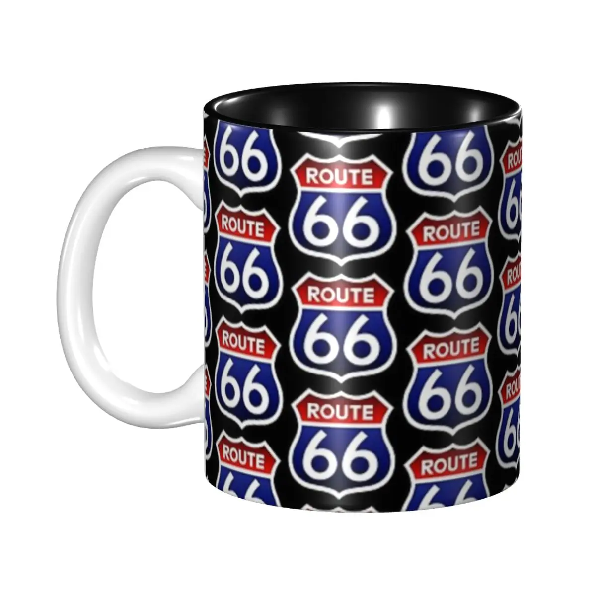 

Route 66 USA Mug Funny Ceramic Coffee Cups Tea Mugs Milk Cup Drinkware Gifts for Woman Man