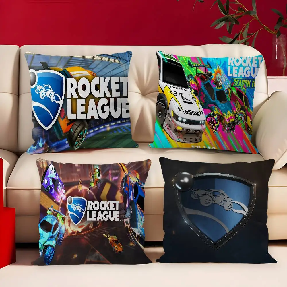 Capa de almofada decorativa para quarto e sala de estar, R-Rocket L-League Game, capa de almofada decorativa para sofá