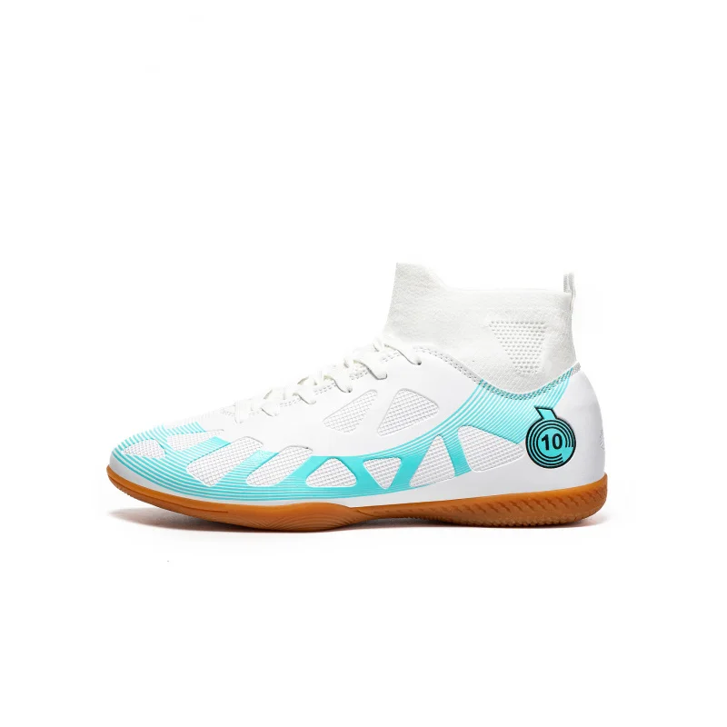 

2025 Football Shoes New Men Professional Football Boots High-top High Ankle Training Soccer Shoes Cleats Grass Women Sport Footw