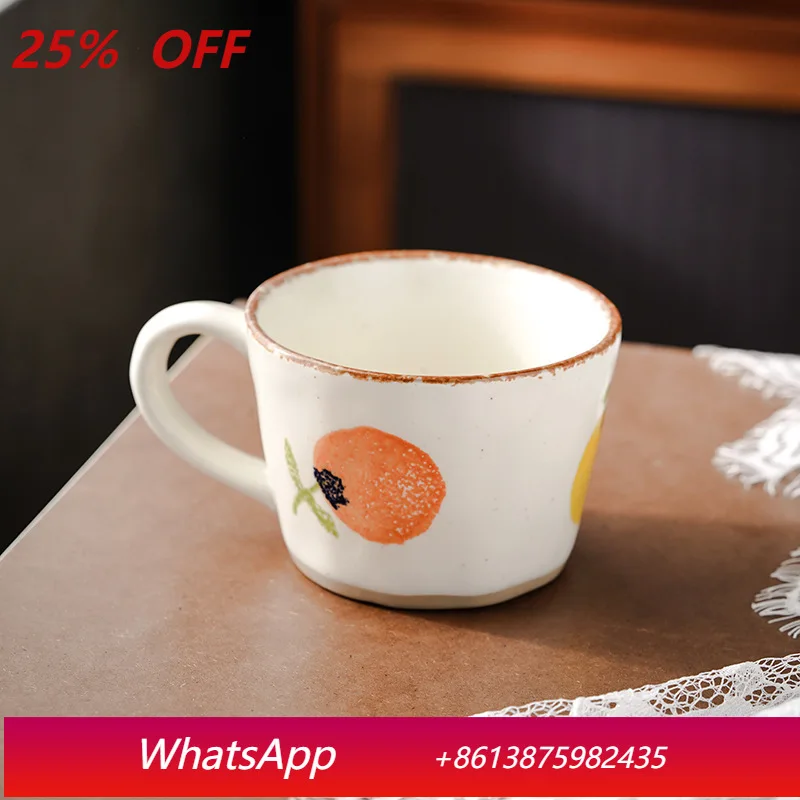 

LTT pastoral simplicity Nordic ceramic hand-painted mug creative personality coffee cup
