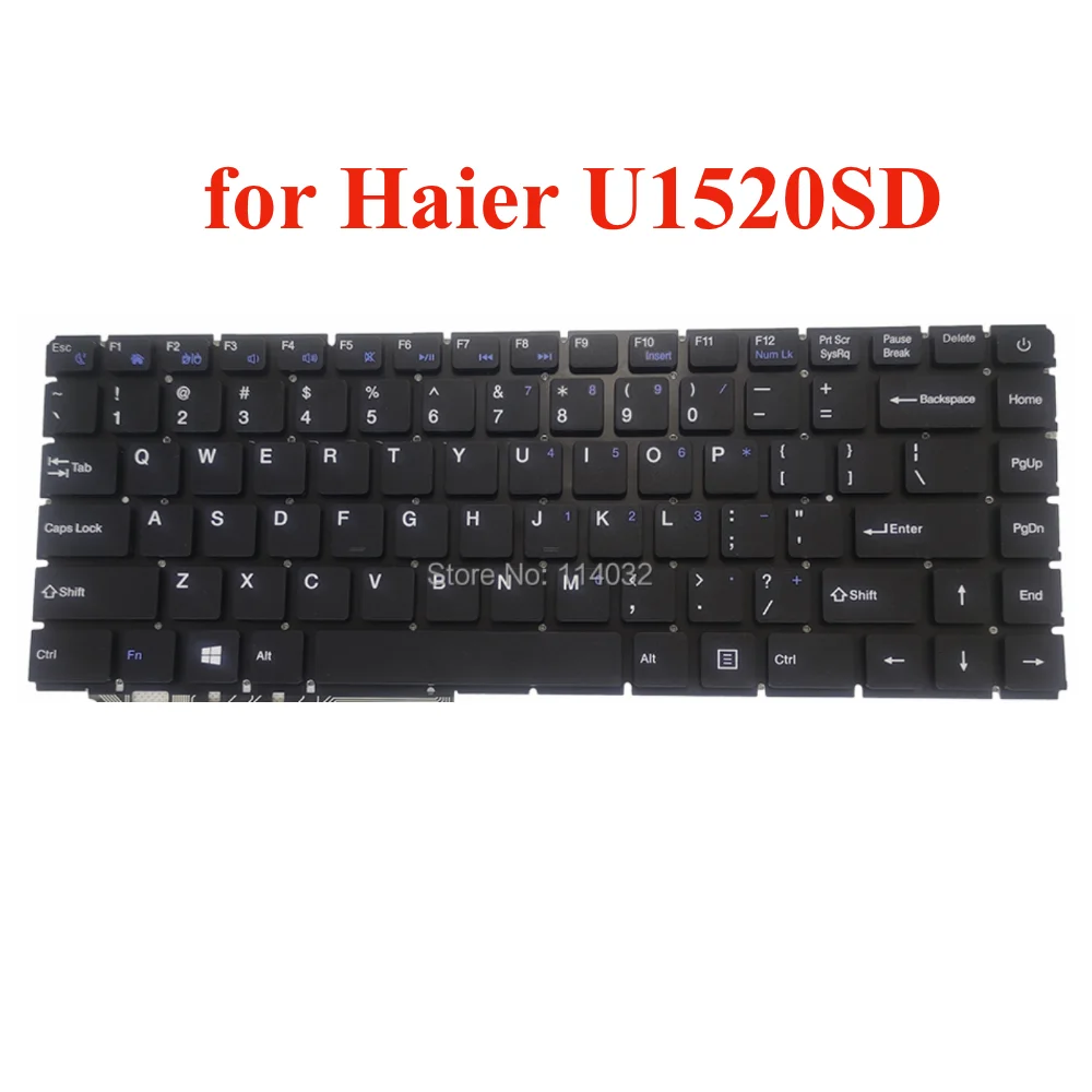 U1520 US English Laptop Keyboard For Haier U1520EM U1500EM U1520SD U1530EM USA Replacement Keyboards Spare Parts Wholesale