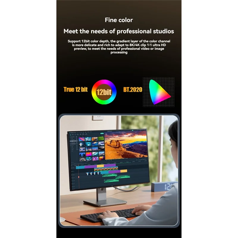 DP1.4 8K 60Hz Displayport Cable DP Cable 4K 144Hz Shielded HDR 32Gbps Video Audio Cable For Laptop TV Projector