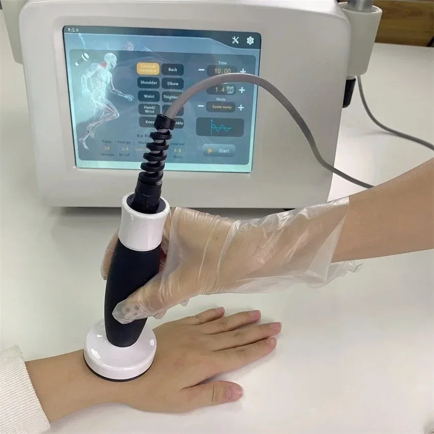 Upgraded Shock Wave Therapy Machine for Low Back Pain External Shock Wave Physiotherapy Instrument
