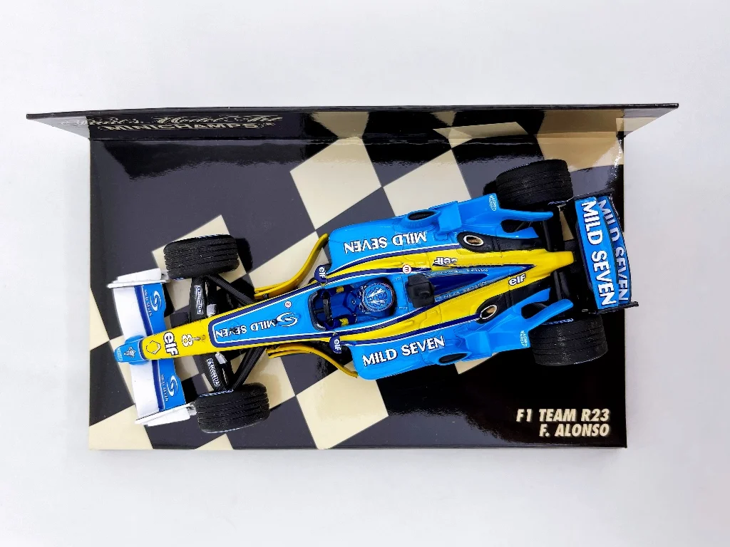 Minichamps 1:43 F1 R23 2003 Fernando Alonso Simulation Limited Edition Resin Metal Static Car Model Toy Gift