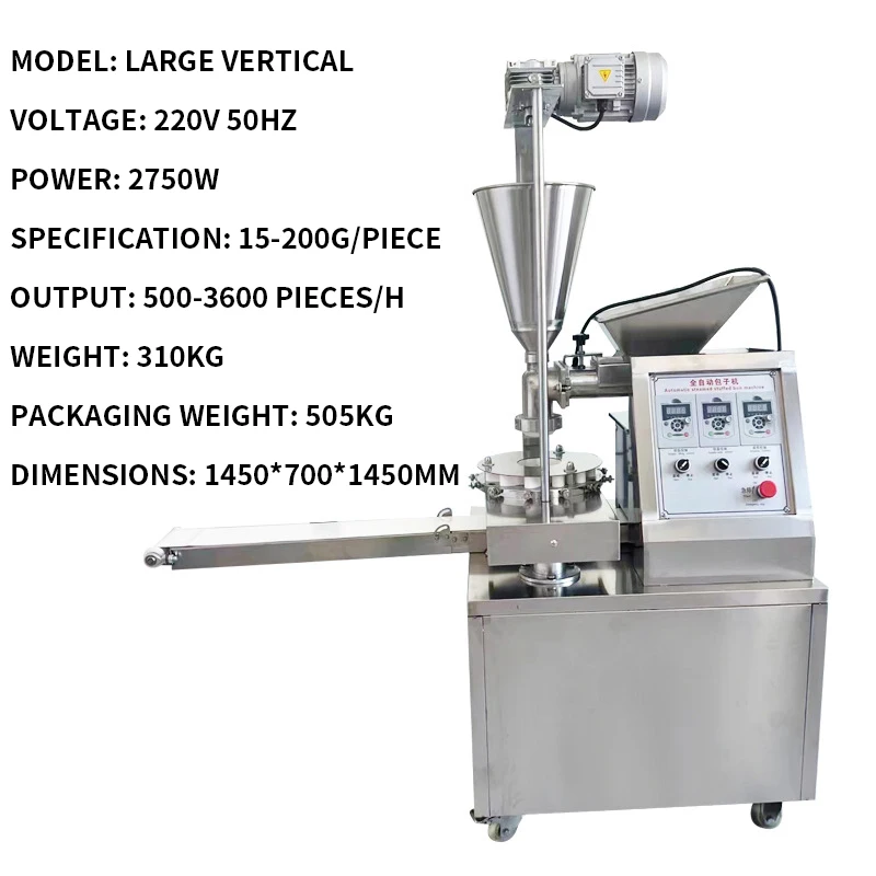 Volautomatische gestoomde broodjesmachine Tafelblad Chinese Dim Sum Machine Prijs Kleine semi-automatische broodje Siomai Chinese Baozi-machine