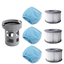 Accesorios para bañeras de hidromasaje Mspa adecuados para todos los modelos MSpa desde 2020 Adaptador de base atornillable + filtro de pantalla + filtro de piscina